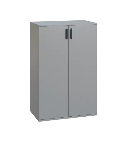 LN 3 - 7D kancelářská skříň, 2-dveřová, 1107x720x400, šedá